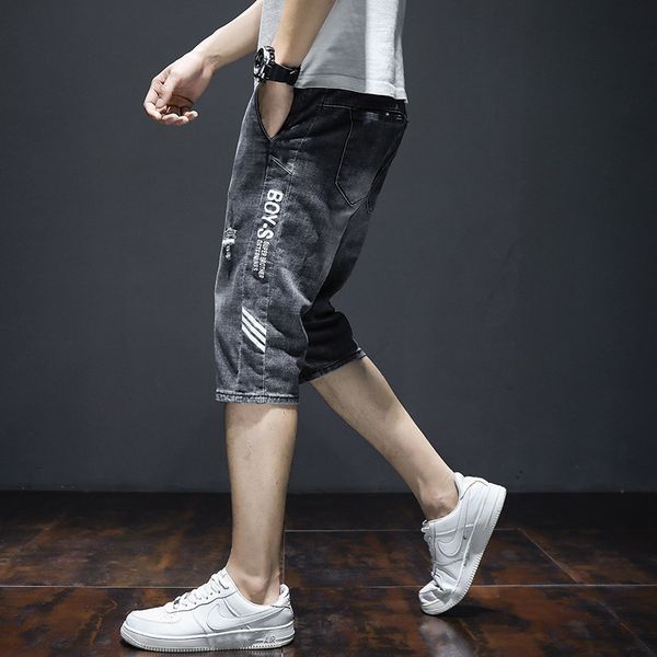 cropped pants men's 2020 summer thin printed straight elastic korean casual brand hip hop teenagers calf-length pants men, Blue
cropped pants men's 2020 summer thin printed straight elastic korean casual brand hip hop teenagers calf-length pants men, Blue