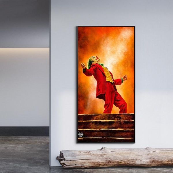 the joker movie poster prints famous canvas decorative art oil painting abstract wall art murals for living room modern home decoration
the joker movie poster prints famous canvas decorative art oil painting abstract wall art murals for living room modern home decoration