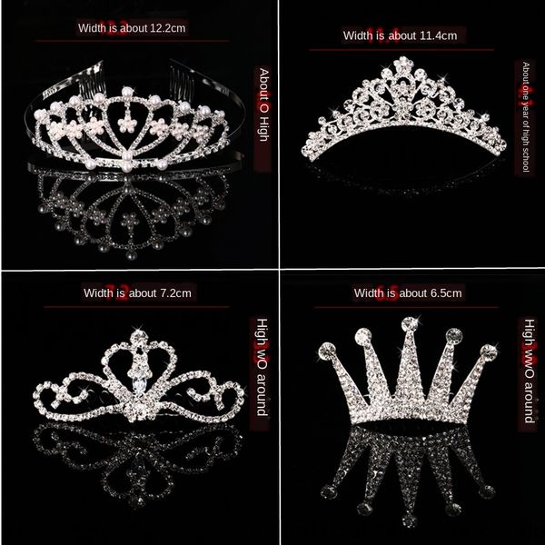 0tami accessories band children's headwear crown princess performance hair band headdress diamond headdress accessories comb hair card, Slivery;white
0tami accessories band children's headwear crown princess performance hair band headdress diamond headdress accessories comb hair card, Slivery;white
