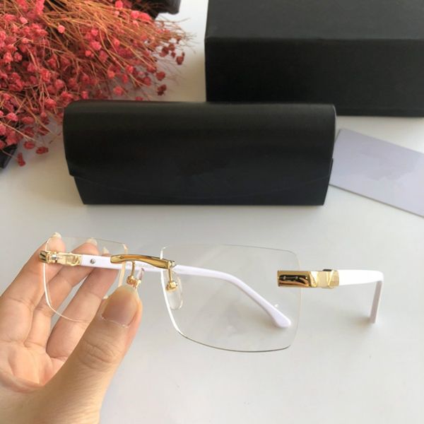 2020 luxury mybac z1196 rimless optical glasses frame for 56-19-145 for prescription glasses fullset logo case factory outlet
2020 luxury mybac z1196 rimless optical glasses frame for 56-19-145 for prescription glasses fullset logo case factory outlet