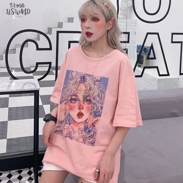 harajuku cap sleeve female t shirts cartoon print loose basic autumn short sleeve simple for women harajuku kawaii funny student tshirt, White
harajuku cap sleeve female t shirts cartoon print loose basic autumn short sleeve simple for women harajuku kawaii funny student tshirt, White