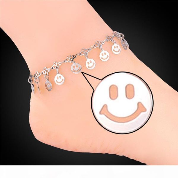 women lovely kids ankle chains 18k real gold platinum plated adjustable cute smiles charms bracelets anklets, Red;blue
women lovely kids ankle chains 18k real gold platinum plated adjustable cute smiles charms bracelets anklets, Red;blue
