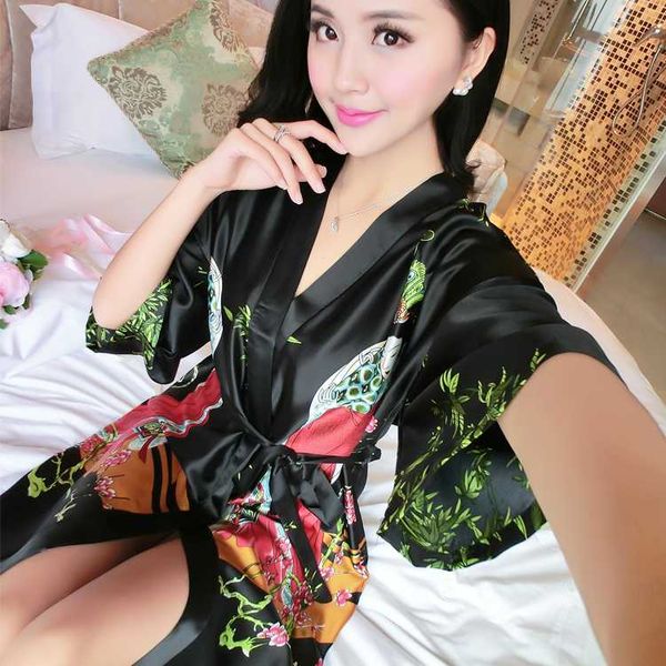 casual bathrobe nightgown print sleepwear kimono gown bride wedding robe mini nightwear home clothing women nightdress, Black;red
casual bathrobe nightgown print sleepwear kimono gown bride wedding robe mini nightwear home clothing women nightdress, Black;red