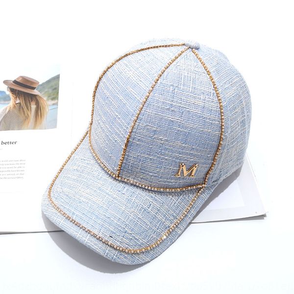 n21ro hat female korean fashion casual fashion all-match sunscreen baseball baseball cap cap diamond-studded cotton linen summer sunscreen, Blue;gray
n21ro hat female korean fashion casual fashion all-match sunscreen baseball baseball cap cap diamond-studded cotton linen summer sunscreen, Blue;gray
