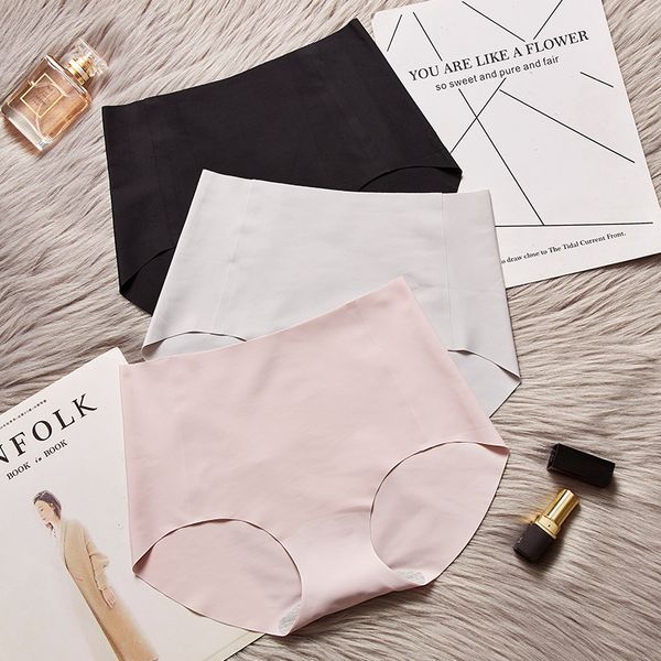 women's panties the independent packaging one-piece seamless breathable underwear ladies ice silk middle waist plus size, Black;pink
women's panties the independent packaging one-piece seamless breathable underwear ladies ice silk middle waist plus size, Black;pink