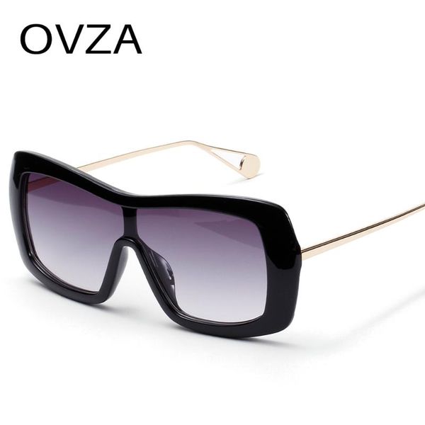 ovza fashion sun glasses for men designer sunglasses women oversized rectangle style s1051, White;black 
ovza fashion sun glasses for men designer sunglasses women oversized rectangle style s1051, White;black