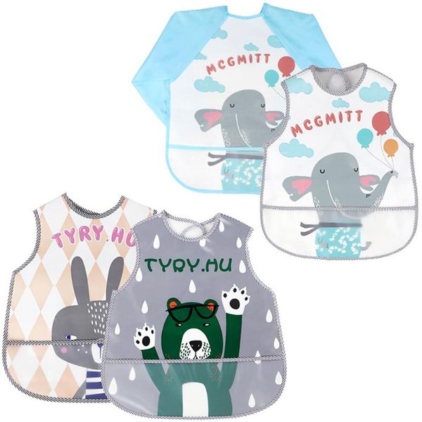 tyry.hu cartoon baby bib slabbetjes ,eva waterproof lunch feeding bibs, lange mouwen cute kids feeding smock apron bandana, Slivery;white
tyry.hu cartoon baby bib slabbetjes ,eva waterproof lunch feeding bibs, lange mouwen cute kids feeding smock apron bandana, Slivery;white