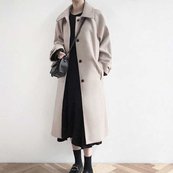 women's trench coats 2021 spring korean woolen coat women mid-length winter fit overcoat outwear ladies reversible cashmere jacket, Tan;black
women's trench coats 2021 spring korean woolen coat women mid-length winter fit overcoat outwear ladies reversible cashmere jacket, Tan;black