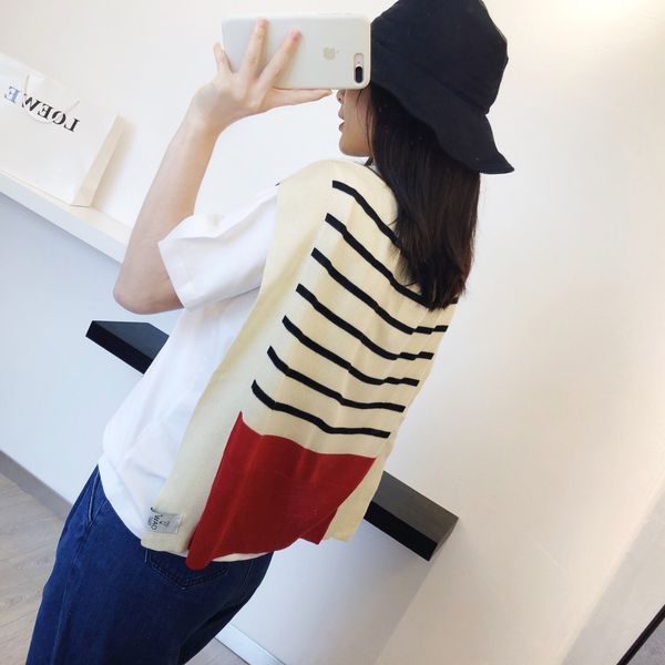 south korea east gate oaw knitted scarf shawl women's shawl 2020 new korean loose scarf all-match casual, Blue;gray
south korea east gate oaw knitted scarf shawl women's shawl 2020 new korean loose scarf all-match casual, Blue;gray