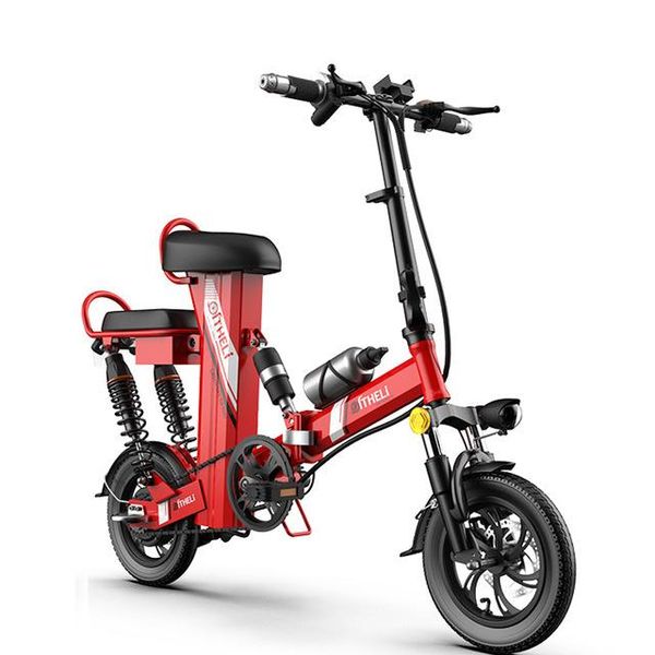 db adults mini electric scooter with two seats 2 wheeled electric bikes 12 inch 350w 48v lithium battery foldable electric bike, Silver;blue
db adults mini electric scooter with two seats 2 wheeled electric bikes 12 inch 350w 48v lithium battery foldable electric bike, Silver;blue