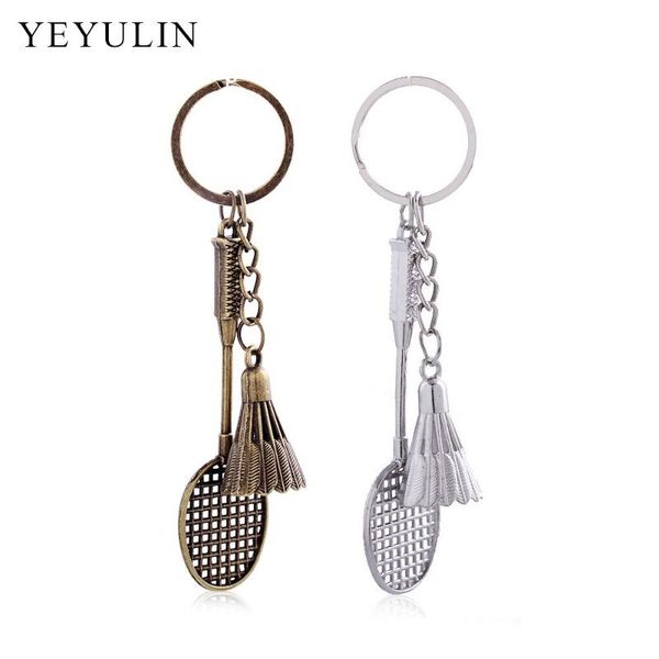 antique bronze silver color metal badminton racket keychain trendy cute mini keychain for woman man car sports key ring gifts
antique bronze silver color metal badminton racket keychain trendy cute mini keychain for woman man car sports key ring gifts