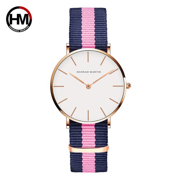 classic rose red dark blue nylon strap japan quartz movement fashion casual wrist watch fabric thin canvas wristwatch for women, Slivery;brown
classic rose red dark blue nylon strap japan quartz movement fashion casual wrist watch fabric thin canvas wristwatch for women, Slivery;brown
