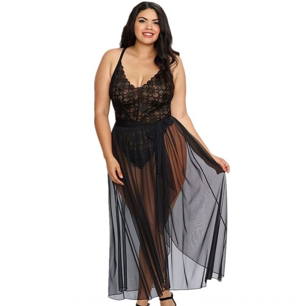 two-piece lace dress sling pajamas pajamas underwear transparent dress women's mesh suspender nightdress, Black;white
two-piece lace dress sling pajamas pajamas underwear transparent dress women's mesh suspender nightdress, Black;white