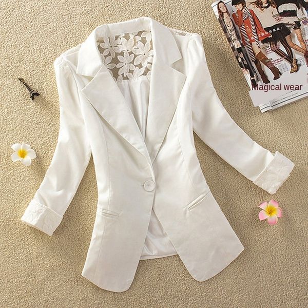 обрезанное рукав женского небольшое 2020 весной и летом тонкие кружева шить костюм короткого шнурка пальто профессионального костюм пальто д, White;black
обрезанное рукав женского небольшое 2020 весной и летом тонкие кружева шить костюм короткого шнурка пальто профессионального костюм пальто д, White;black