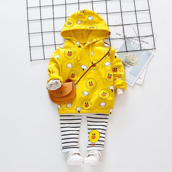korean cartoon duck long sleeve autumn children's new girl's suit hooded two-piece children's wear
korean cartoon duck long sleeve autumn children's new girl's suit hooded two-piece children's wear