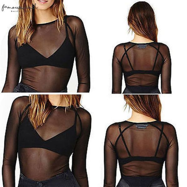 womens clothing ladies sheer regular trans parent mesh bodycon blouse clubwear new round neck black see through, White
womens clothing ladies sheer regular trans parent mesh bodycon blouse clubwear new round neck black see through, White