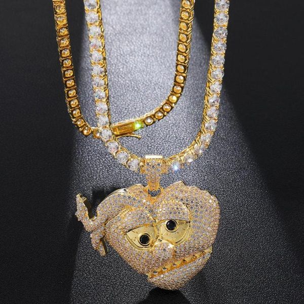 hip hop gold color забавный чудак подвеска pave cz камень ювелирные изделия с 24 дюймов iced out chain лучший подарок, Silver
hip hop gold color забавный чудак подвеска pave cz камень ювелирные изделия с 24 дюймов iced out chain лучший подарок, Silver