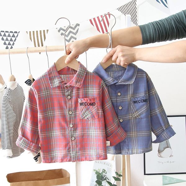 lwemz season 2020 new boys' korean style single-breasted striped long-sleeved shirt children's clothing shirt single-piece fashion, White;black
lwemz season 2020 new boys' korean style single-breasted striped long-sleeved shirt children's clothing shirt single-piece fashion, White;black