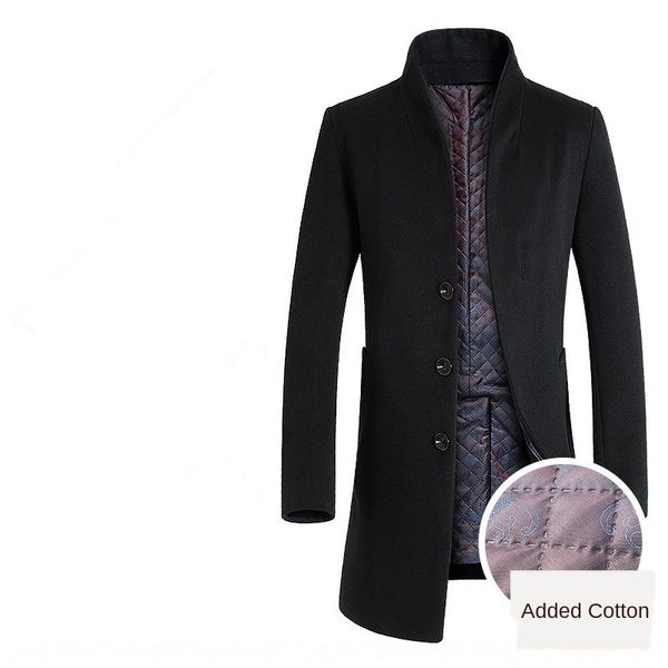 v653z season men's wool woolen coat youth slim mid-length fashionable korean style windbreaker wool coat woolwindbreaker thickened stan, Black
v653z season men's wool woolen coat youth slim mid-length fashionable korean style windbreaker wool coat woolwindbreaker thickened stan, Black