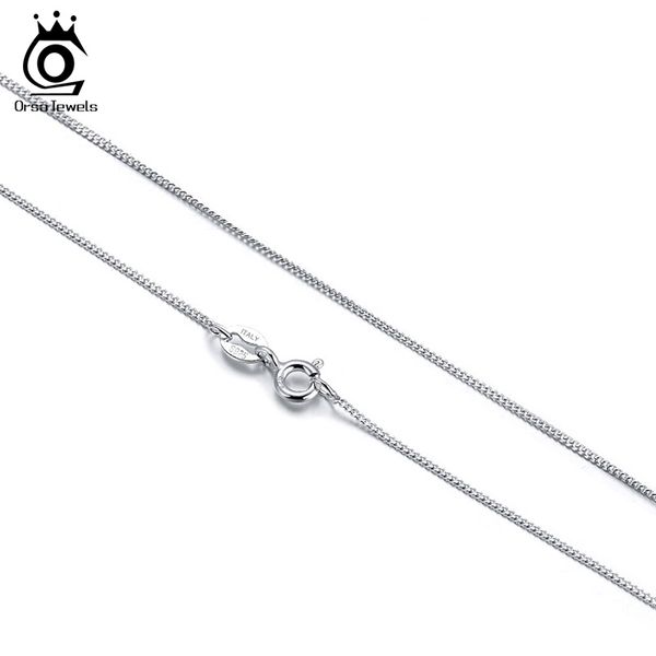 orsa jewels simple style 1mm side chain necklace 925 sterling silver 40cm 45cm 50cm necklace jewelry gift wholesale osc18
orsa jewels simple style 1mm side chain necklace 925 sterling silver 40cm 45cm 50cm necklace jewelry gift wholesale osc18