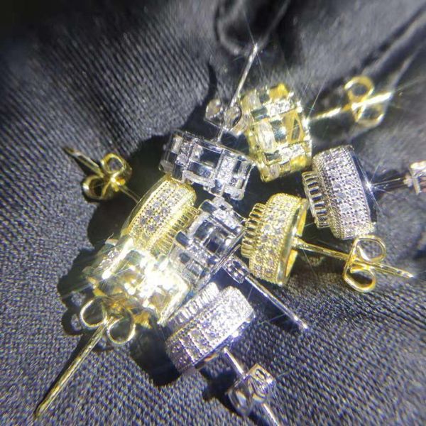 new sterling silver gold color round cute bling zircon stone stud earring for women fashion jewelry 2020 new korean earrings, Golden;silver 
new sterling silver gold color round cute bling zircon stone stud earring for women fashion jewelry 2020 new korean earrings, Golden;silver