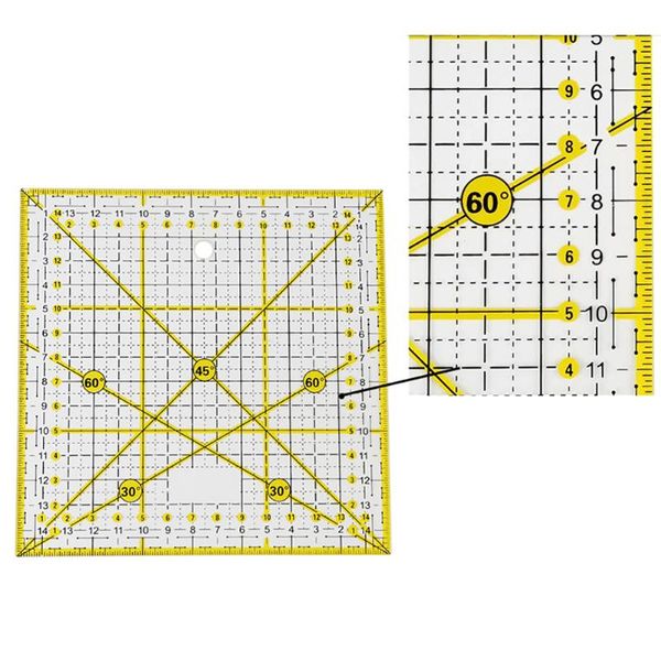 acrylic patchwork aligned ruler transparent drawing stencil office school quilting measuring supplies diy sewing tool, Black
acrylic patchwork aligned ruler transparent drawing stencil office school quilting measuring supplies diy sewing tool, Black