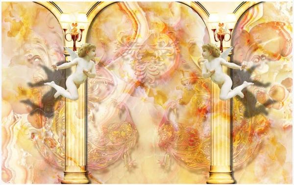 3d wallpaper custom p mural on the wall european roman column marble angel background decor 3d wall murals wallpaper for living room
3d wallpaper custom p mural on the wall european roman column marble angel background decor 3d wall murals wallpaper for living room