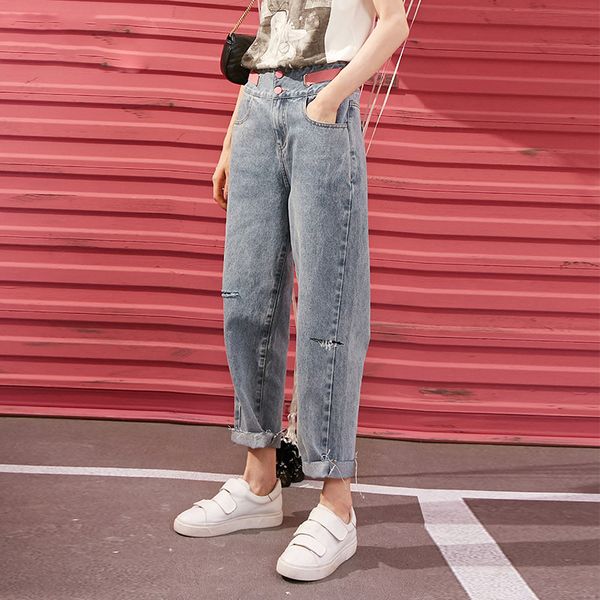 blue solid minimalist high waist washed women jeans 2020 spring ripped straight korean casual ladies daily denim pants
blue solid minimalist high waist washed women jeans 2020 spring ripped straight korean casual ladies daily denim pants