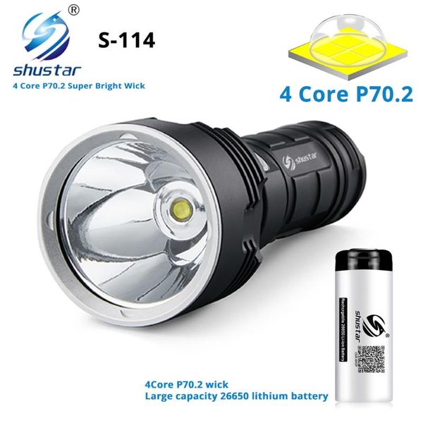 s114 super bright led 4 core xhp70.2 led torch tactical waterproof camping hunting light ultra bright lantern
s114 super bright led 4 core xhp70.2 led torch tactical waterproof camping hunting light ultra bright lantern