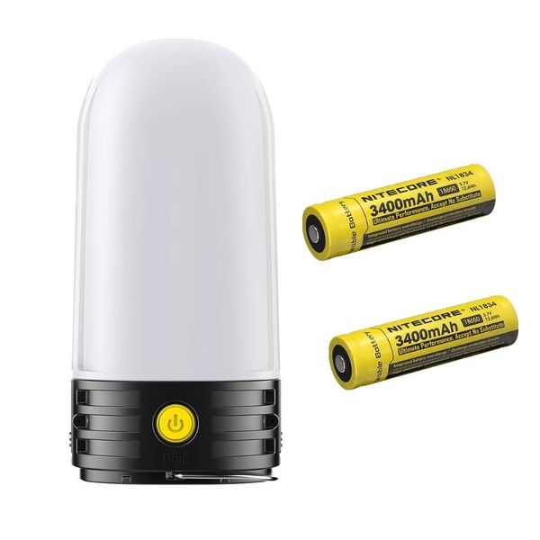 2020 Nitecore Lr50 Outdoor Power Bank+ Camping Lantern+battery Charger 3in1 9xcri Leds 250lms + 2x 3400mah 18650 Batteies Nl1834