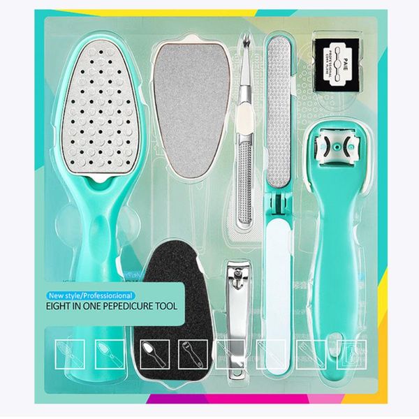 nail art kits 8 in 1 portable removable pedicure feet rasps callus scraper shaver replaceable foot file hard dead skin trimmer tools manicur
nail art kits 8 in 1 portable removable pedicure feet rasps callus scraper shaver replaceable foot file hard dead skin trimmer tools manicur