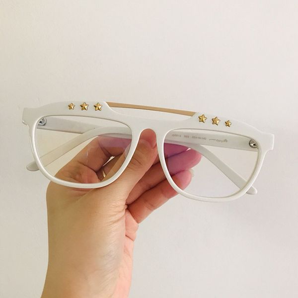 2020 fashion design gold rivet style gg0615s glasses frame flat plate + metal double bridge design prescription glasses complete box
2020 fashion design gold rivet style gg0615s glasses frame flat plate + metal double bridge design prescription glasses complete box