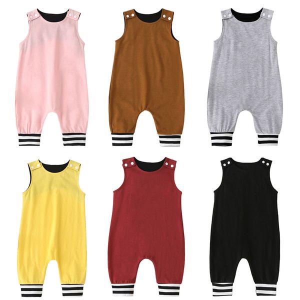 infant striped jumpsuits 6 colors button solid jumpsuit boys girls sleeveless onesies toddler baby romper vêtements bébé rompers 060718, Blue
infant striped jumpsuits 6 colors button solid jumpsuit boys girls sleeveless onesies toddler baby romper vêtements bébé rompers 060718, Blue