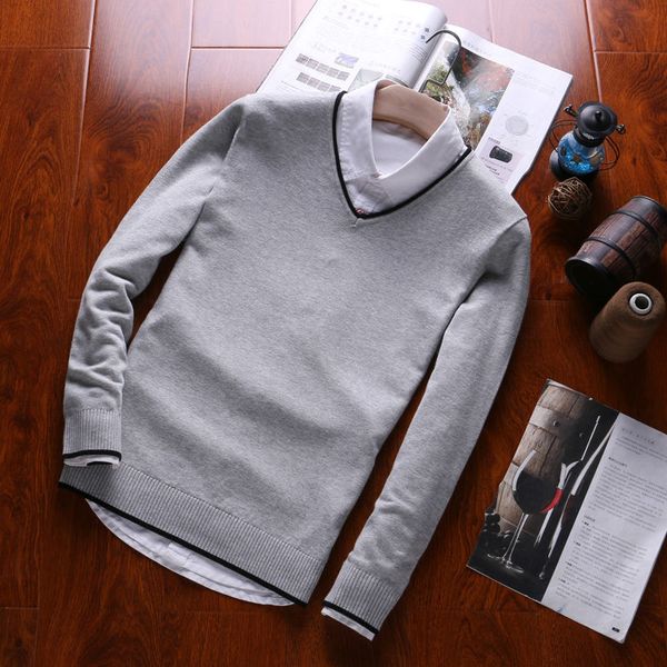8 colors,new fashion men's sweater pullover solid v-neck cotton wool knitted sweaters men black grey yellow white red xke1501, White;black
8 colors,new fashion men's sweater pullover solid v-neck cotton wool knitted sweaters men black grey yellow white red xke1501, White;black