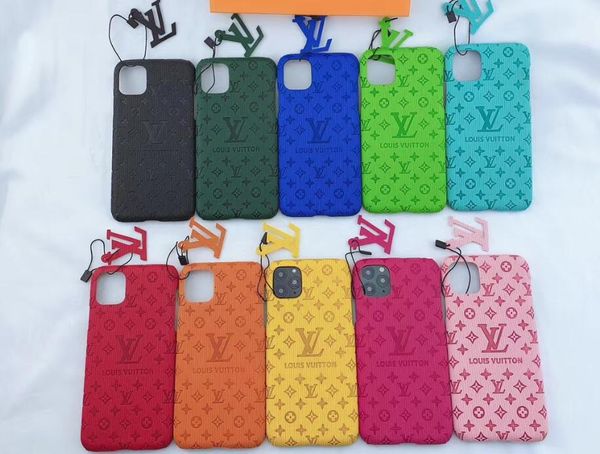 20ss case for iphone 11 11 pro max xr x xs max 7 8 plus 6 6s embossed cases fashion letter hard phone back cover shell a02