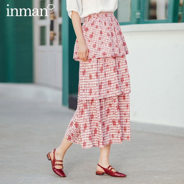 inamn 2020 summer new arrival pure and fresh shivering print sweet all-match casual a-line skirt, Black
inamn 2020 summer new arrival pure and fresh shivering print sweet all-match casual a-line skirt, Black