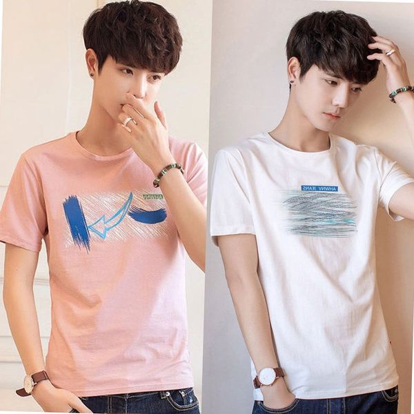 2-piece pack с короткими рукавами футболки мужские шею сыпучие summer ins new student, White;black
2-piece pack с короткими рукавами футболки мужские шею сыпучие summer ins new student, White;black