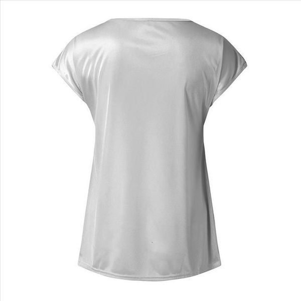 women summer casual tee solid sequin club fashion short sleeve round neck pullover t shirt loose woman clothing, White
women summer casual tee solid sequin club fashion short sleeve round neck pullover t shirt loose woman clothing, White