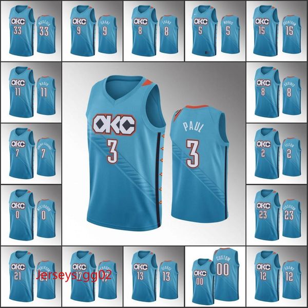 oklahoma city thunder men paul george dennis schroder chris paul steven adams turquoise nba custom basketball jerseys, Black
oklahoma city thunder men paul george dennis schroder chris paul steven adams turquoise nba custom basketball jerseys, Black