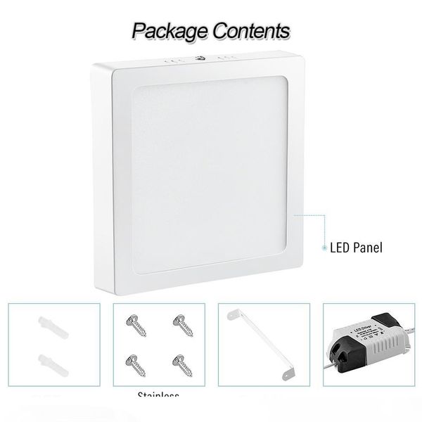 18W Surface Mounted Natural White Square Panel Light bathroom kitchen living room restaurant corridor modern led ceiling light
18W Surface Mounted Natural White Square Panel Light bathroom kitchen living room restaurant corridor modern led ceiling light