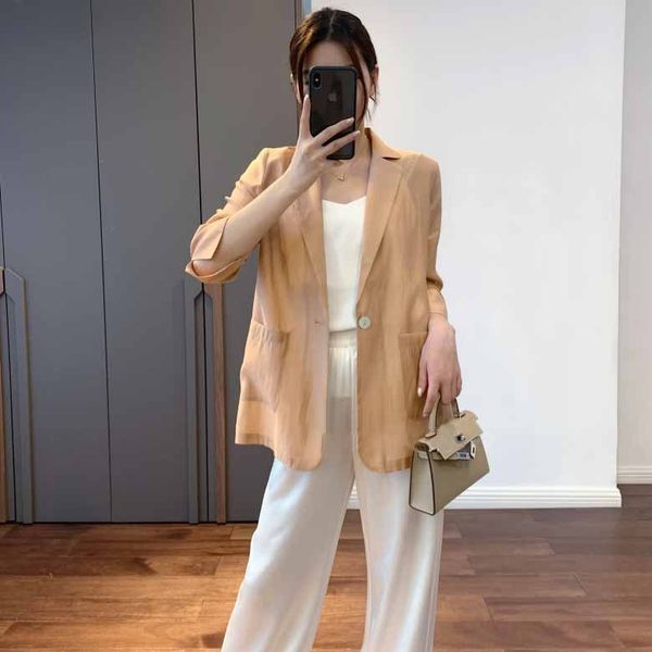 don't pick the customer tencel fruit coat thin sunscreen 7-point sleeve one button green fruit collar small suit coat summer, White;black
don't pick the customer tencel fruit coat thin sunscreen 7-point sleeve one button green fruit collar small suit coat summer, White;black