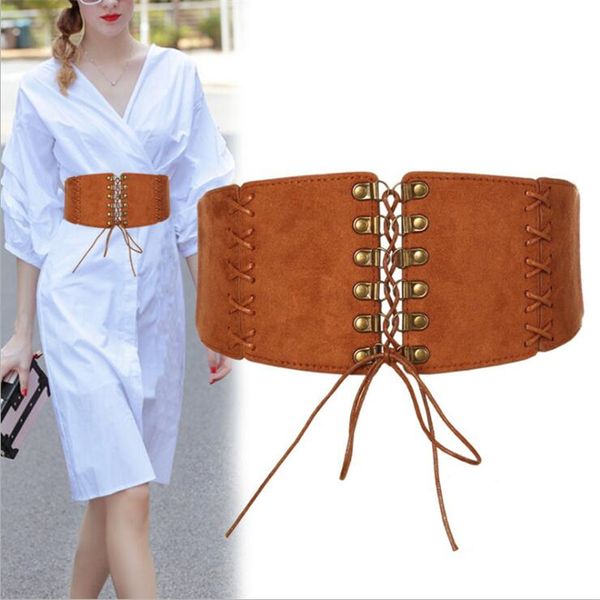 20020 luxury belts for women vintage stretch elastic binding belts girdle simple wild dress designer decorative wide, Black;brown
20020 luxury belts for women vintage stretch elastic binding belts girdle simple wild dress designer decorative wide, Black;brown
