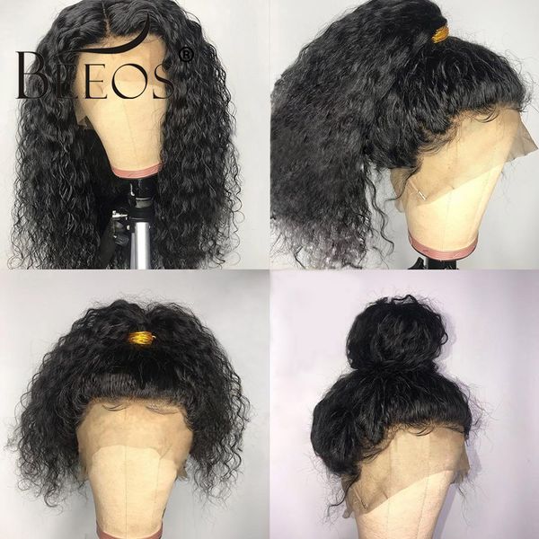 360 lace frontal human hair wig peruvian remy curly hair lace front pre plucked with baby hair for women bleach knots, Black
360 lace frontal human hair wig peruvian remy curly hair lace front pre plucked with baby hair for women bleach knots, Black