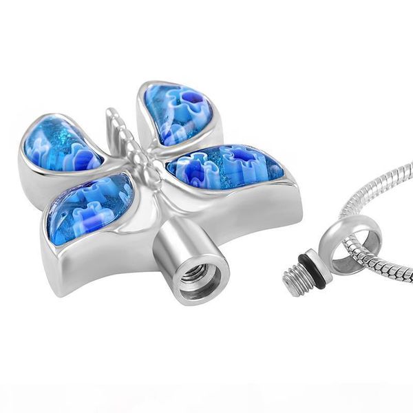 ijd9526 животных keepsake муранского стекла бабочка из нержавеющей стали кремации ожерелье pet мемориал урна ювелирные изделия кулон для ash, Silver
ijd9526 животных keepsake муранского стекла бабочка из нержавеющей стали кремации ожерелье pet мемориал урна ювелирные изделия кулон для ash, Silver