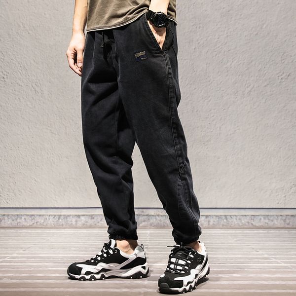 japanese vintage fashion men jeans black color loose fit denim cargo pants harem trousers streetwear hip hop jeanss men joggers, Blue
japanese vintage fashion men jeans black color loose fit denim cargo pants harem trousers streetwear hip hop jeanss men joggers, Blue