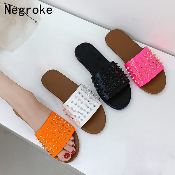 slippers rivet women's flat glitter summer sandals bling female candy color flip flops beach slides casual outdoor, Black
slippers rivet women's flat glitter summer sandals bling female candy color flip flops beach slides casual outdoor, Black