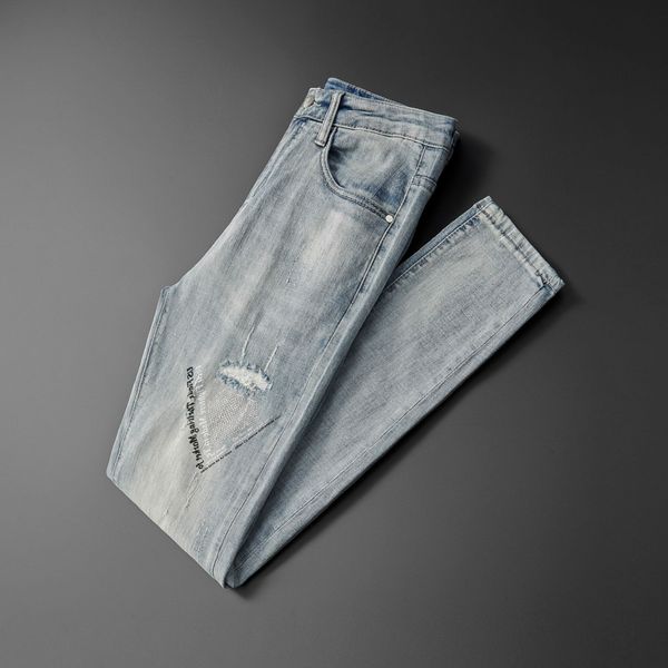 2020 новые летние тонкие джинсы мужской моды бренд горячий алмаз тонкий подходят тощий мужские брюки брюки узкие брюки джинсы плотно pantsca, Blue
2020 новые летние тонкие джинсы мужской моды бренд горячий алмаз тонкий подходят тощий мужские брюки брюки узкие брюки джинсы плотно pantsca, Blue