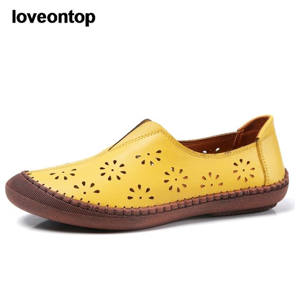 loveonsummer women hollow slip-on leather flats woman soft breathable casual round toe handmade loafers shoes ladies, Black
loveonsummer women hollow slip-on leather flats woman soft breathable casual round toe handmade loafers shoes ladies, Black
