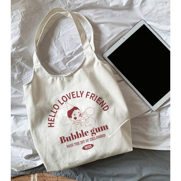 women's ulzzang large-capacity letter pint shopping bag graphic tote harajuku shopper bag women canvas shoulder femal eco
women's ulzzang large-capacity letter pint shopping bag graphic tote harajuku shopper bag women canvas shoulder femal eco