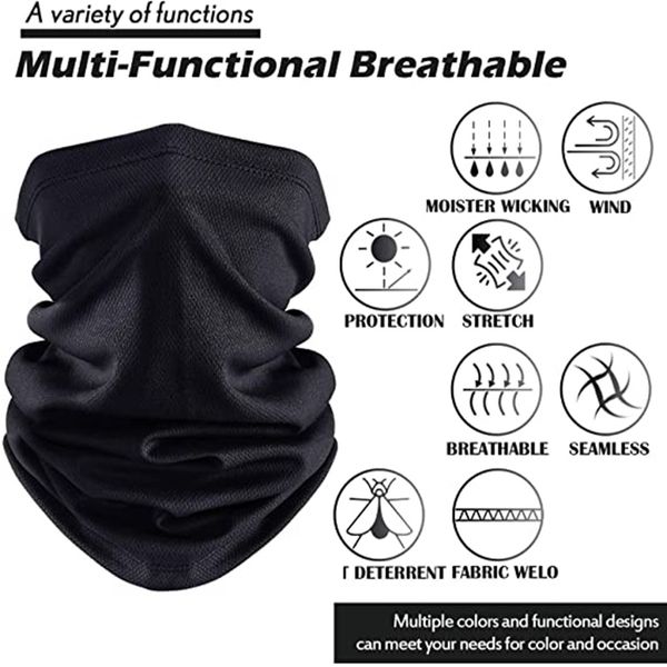 cycling caps & masks printed bandanas solid scarf sunshade dust-proof wristband hairband head outdoor apparel sportswear, Black
cycling caps & masks printed bandanas solid scarf sunshade dust-proof wristband hairband head outdoor apparel sportswear, Black
